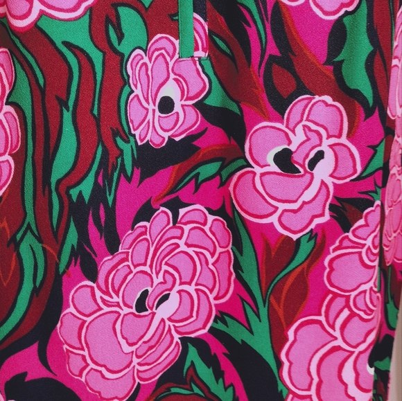 Talbot's Dress Peony Print Size Small - Picture 2 of 10